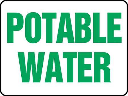 Potable Water Safety Signs by ACCUFORM SIGNS - Safety Signs by ...