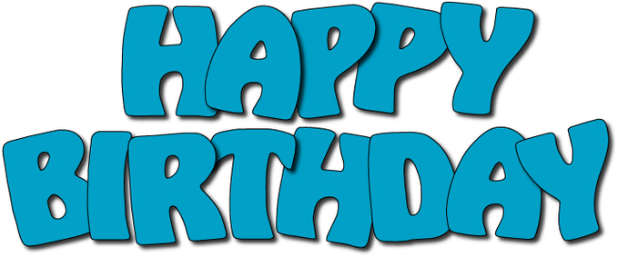 Happy Birthday Word Clip Art Clipart - Free to use Clip Art Resource