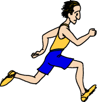 Running clipart animated