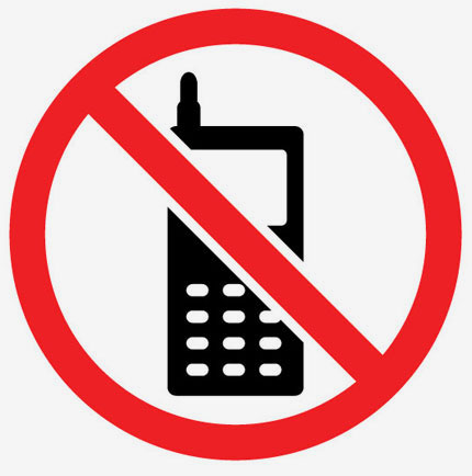 No Phone In The Please - ClipArt Best