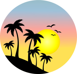 Sunset Logo Clipart