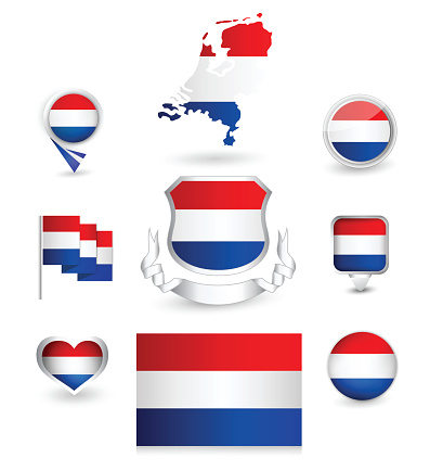 Dutch Flag Clip Art, Vector Images & Illustrations