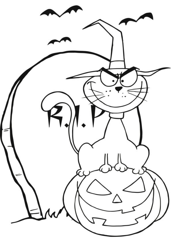 Free Printable Halloween Coloring Pages for Kids