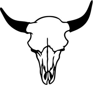 Cow skull clipart