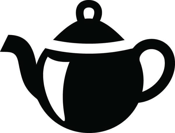 Teapot Housewares Clip Art For Custom Engraved Products