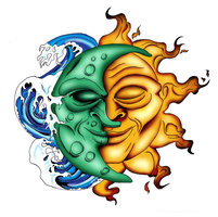 Smiling Sun Tattoo - ClipArt Best