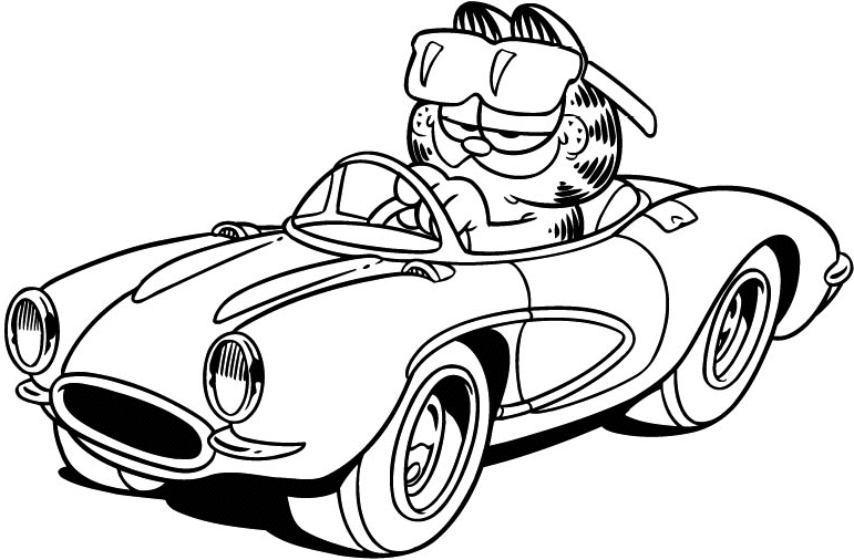 Car Driving Coloring Page (9 Image) - Colorings.net