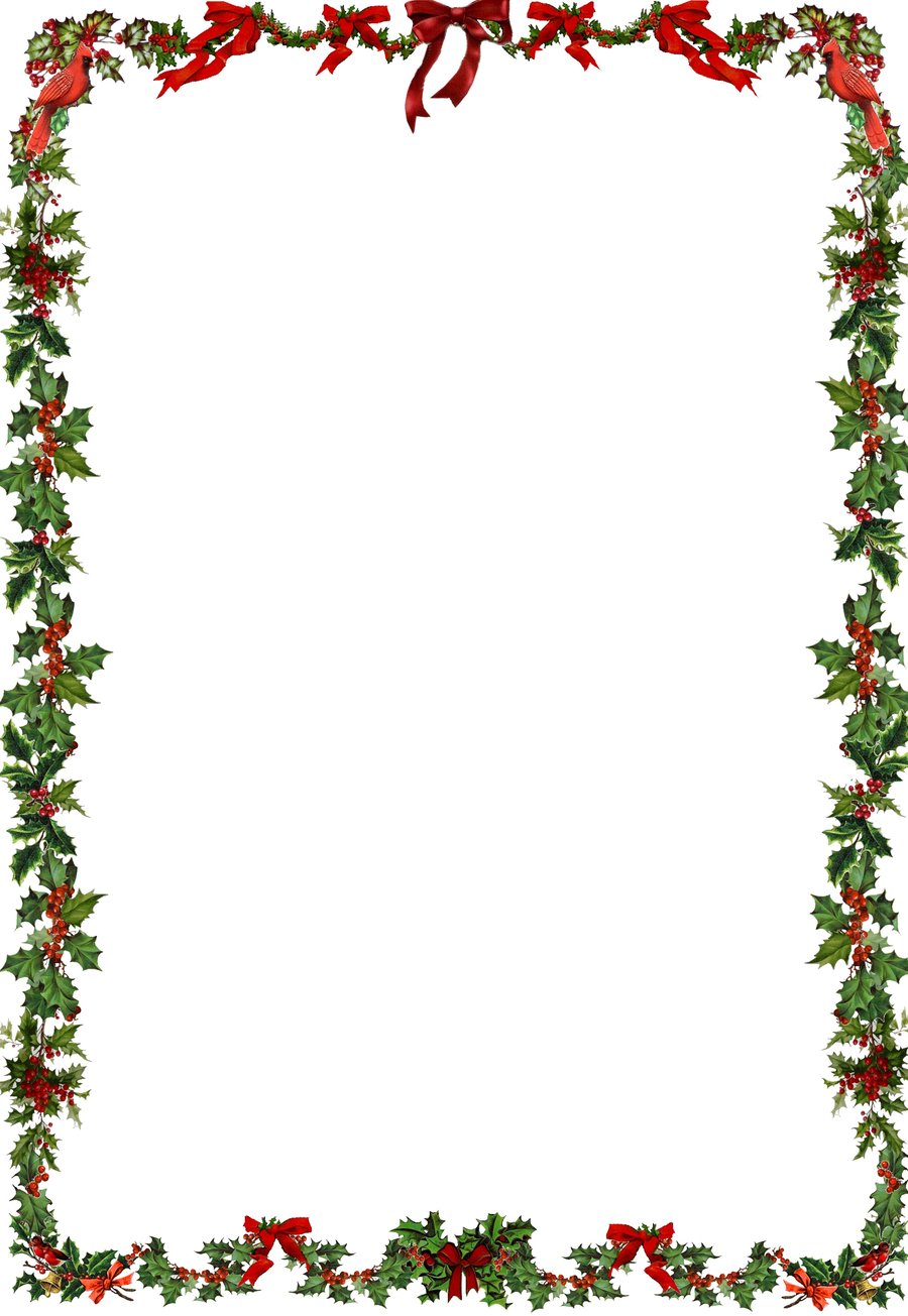 Christmas clipart frame free