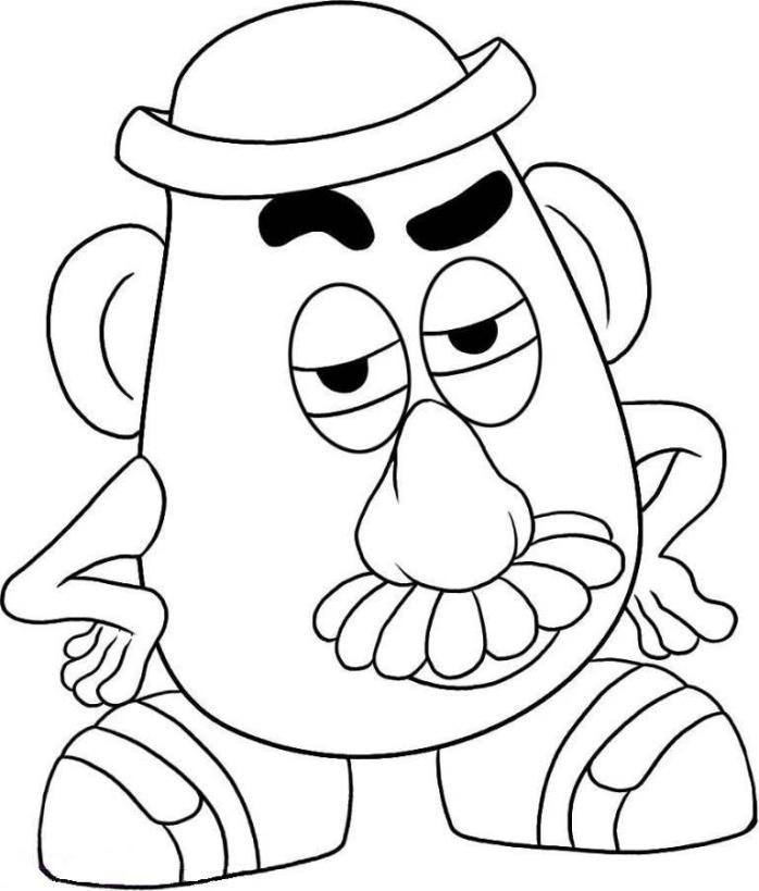 Toy Story Mr Potato Head Coloring Pages - Google Twit
