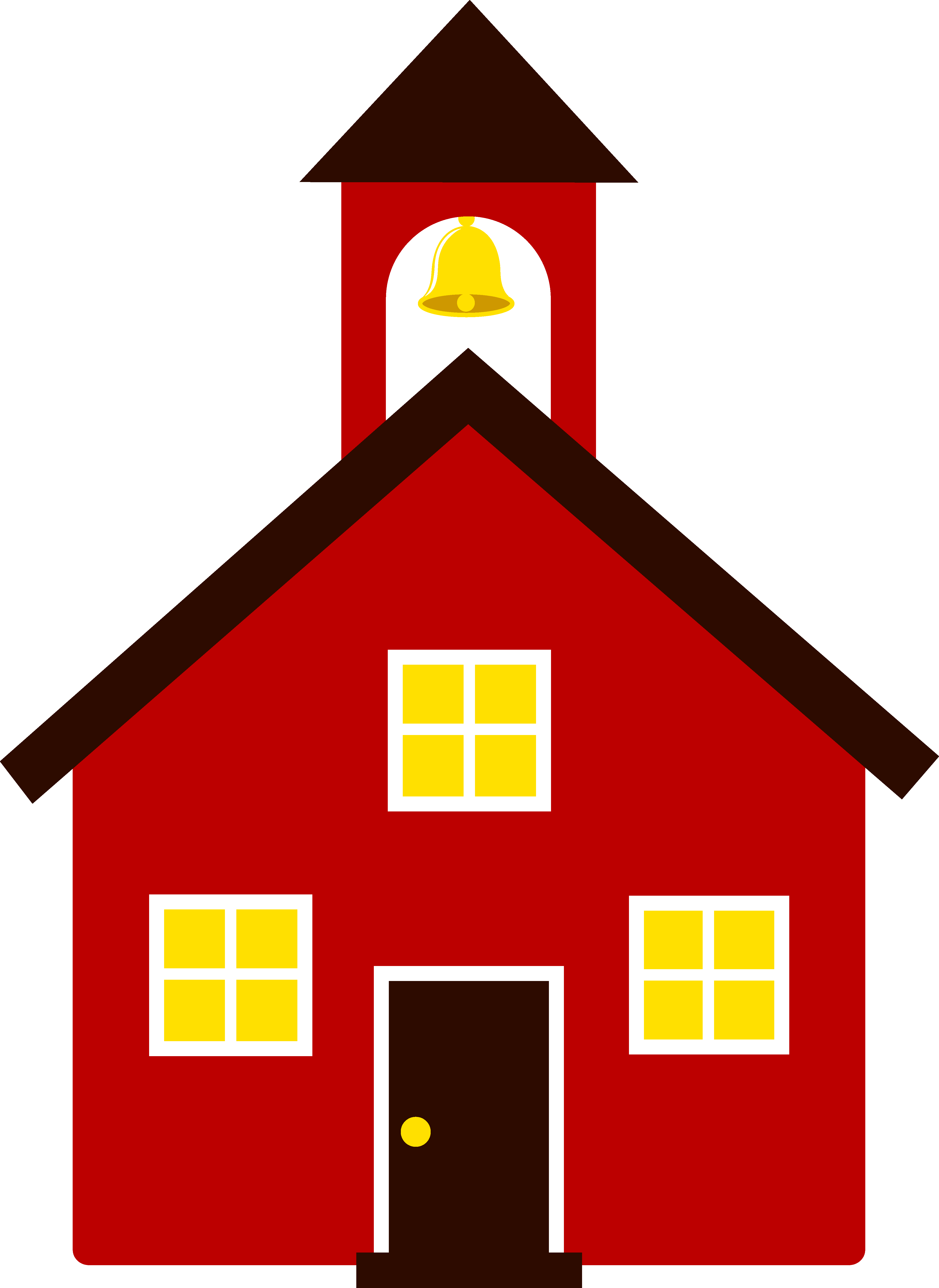 Free clipart of school house