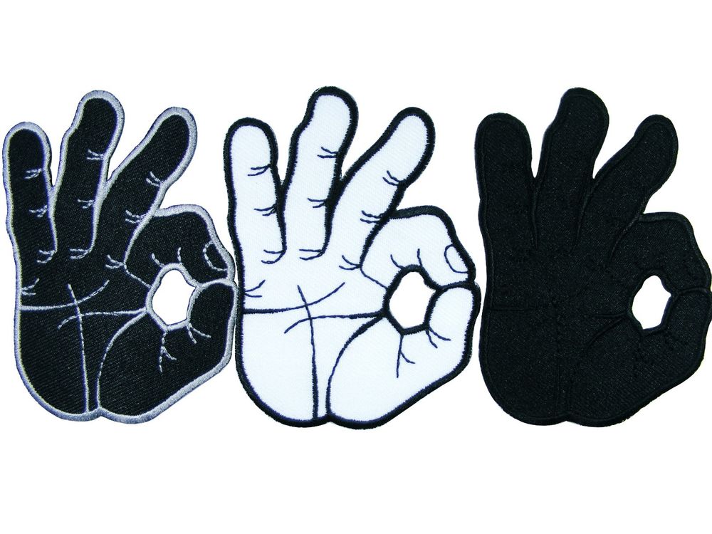 OK Okay Hand Finger Symbol Sign Biker Motorcycle Rocker Tattoo ...