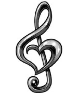 Treble Clef Heart | Treble Clef ...