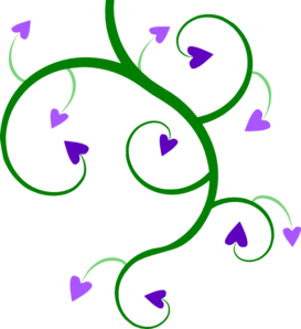 Heart Vine clip art - vector clip art online, royalty free ...