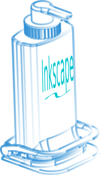 Inkscape Dispenser clip art Free Vector