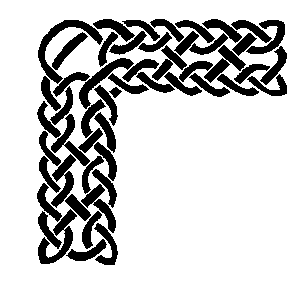 illuminated manuscript borders black and white celtic knot