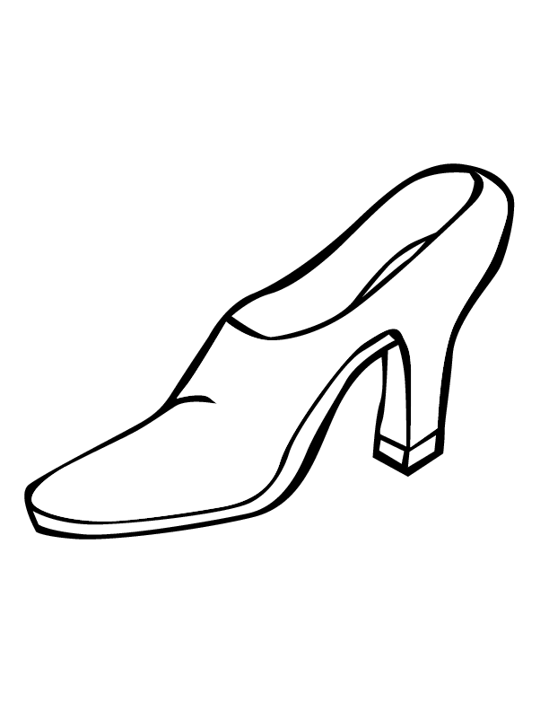 eps high-heels0002 printable coloring in pages for kids - number ...