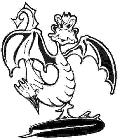 Pictures Of Scary Dragons Clipart Best