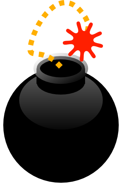 Cartoon Bomb Clip Art - vector clip art online ...