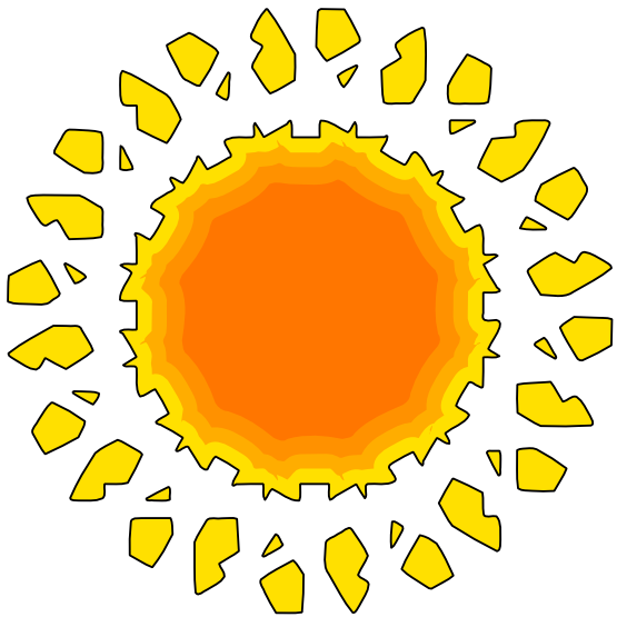 Clip Art: the Sun Variationen Muster 65 ...