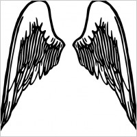 Angel wing tattoo Free vector for free download (about 8 files).