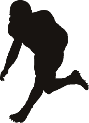 Football Player Stencil 5 | Football Player Stencil 5 s | Shape ...