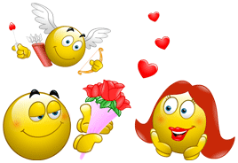 Emoticon - Flowers for you Smiley | Zaazu.