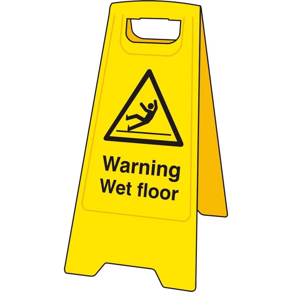 New Heavy Duty A Board 'Warning Wet Floor' Sign