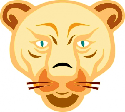 Lion Face Cartoon clip art clip arts, free clip art - ClipartLogo.