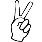 Peace Sign Outline - ClipArt Best