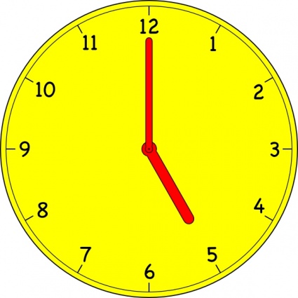 Analog Clock Clipart - Free Clipart Images