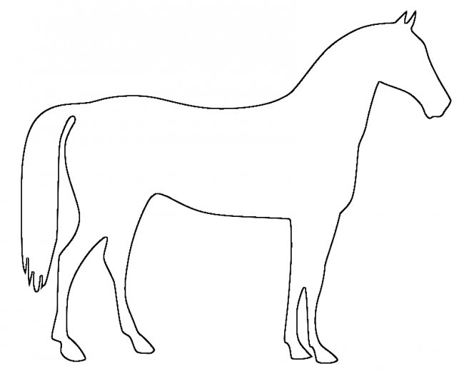 Animals For > Horse Template