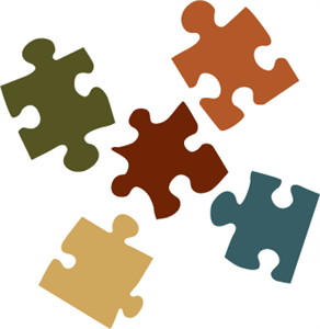 Silhouette Design Store - View Design #3282: puzzle pieces