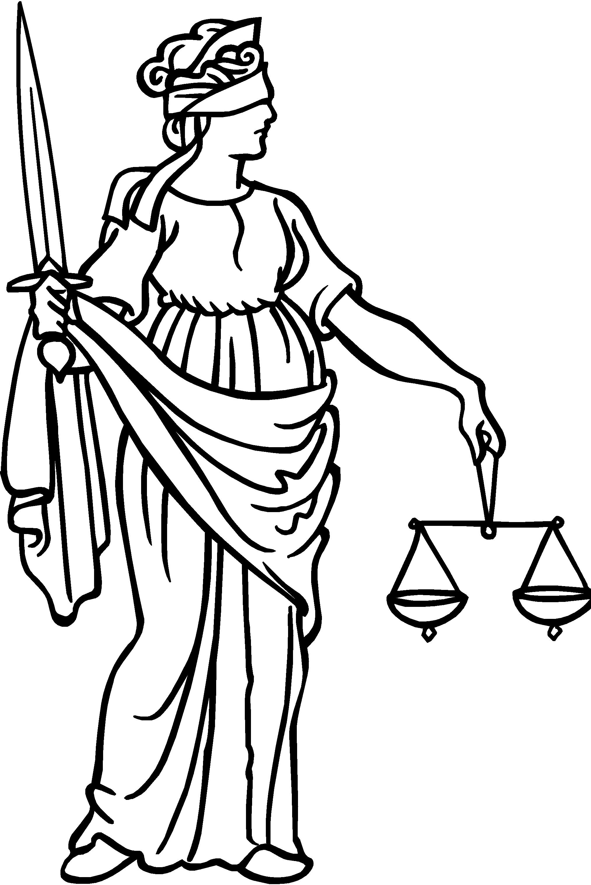 Lady Justice Clipart