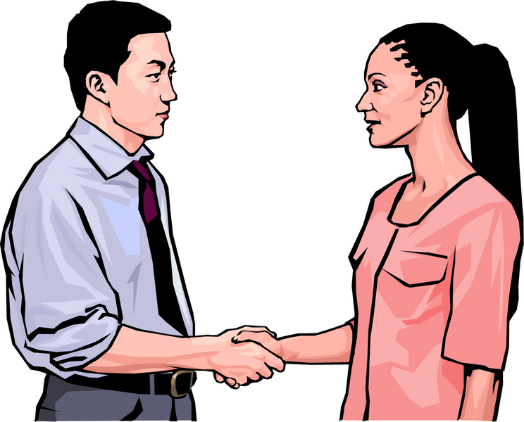 Clipart Shaking Hands Diversity poster publish