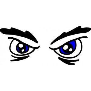 Angry Eyes clip art Vector clip art - Free vector for free d ...