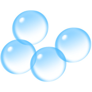 Blue Bubbles clip art - Polyvore