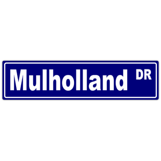 Mulholland Street Sign | Famous Street Sign Templates | Templates ...
