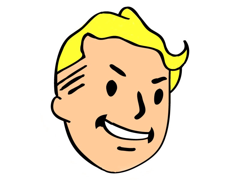 Vault Boy Head Colored by mklouie