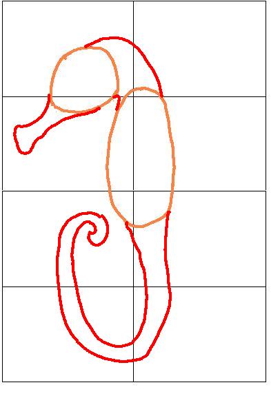 How to draw a seahorse by Jose Martinez