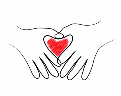 Heart in Two Hands Vector Heart - Free vector for free download