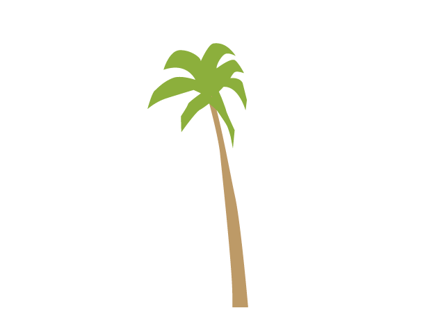 Coconut Tree Clipart - Tumundografico