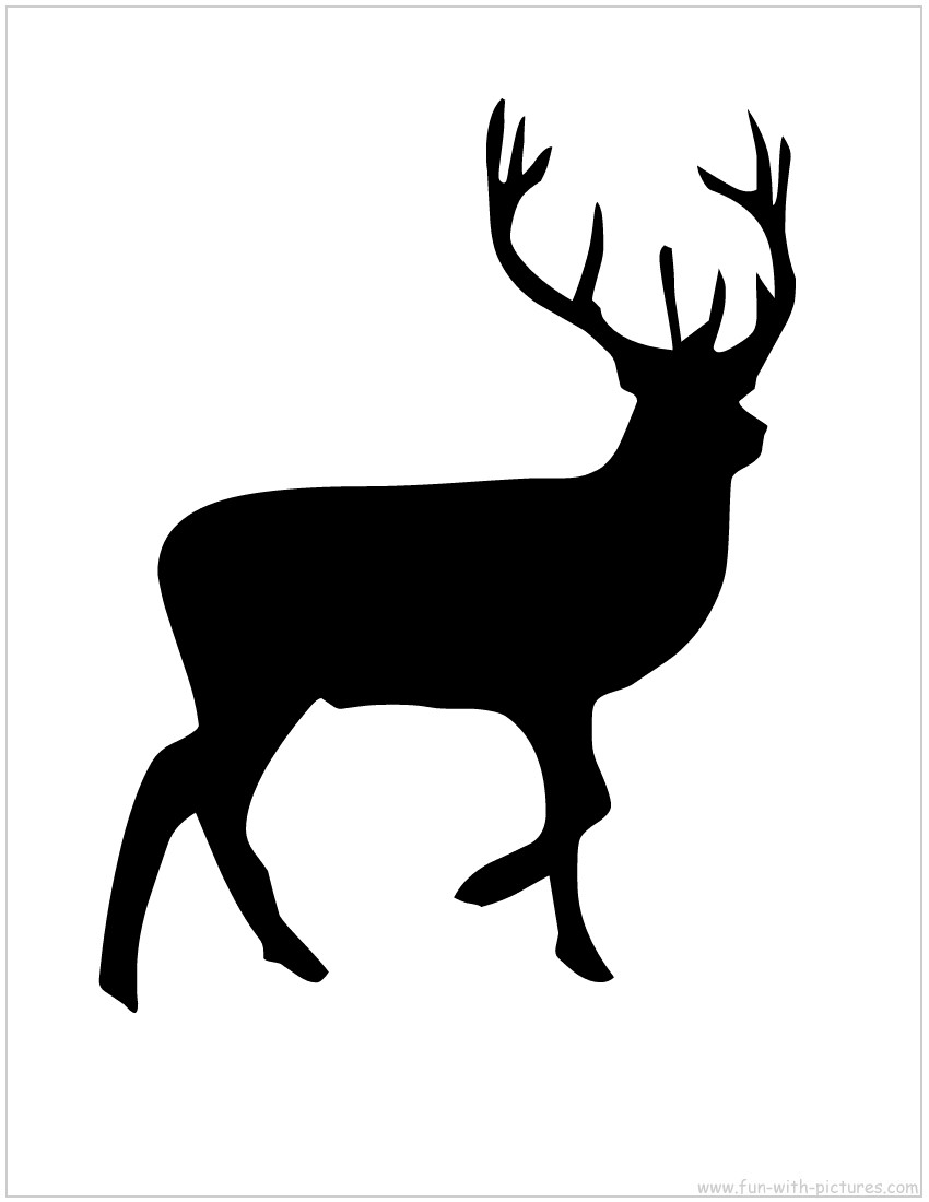 Reindeer Silhouette Clipart