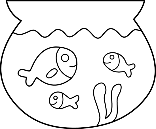 Free Fish Bowl Coloring Sheet Cliparts.co - Free Coloring Sheets