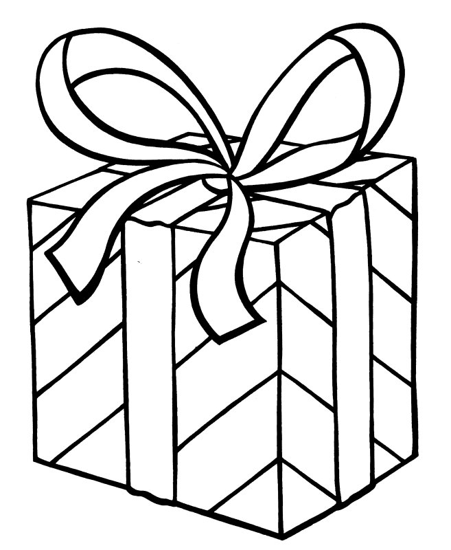 Best Photos of Christmas Present Coloring Template - Christmas ...
