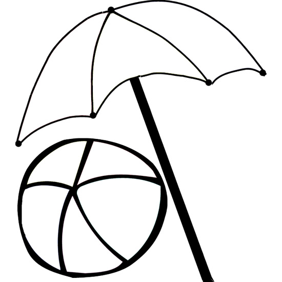 Beach Umbrella Template - ClipArt Best