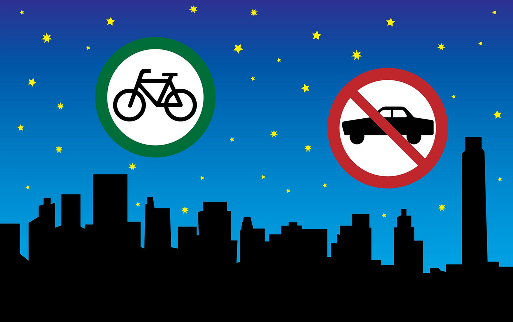 No Cars In The City | A whimsical graphic statement of my be… | Flickr