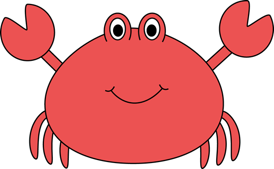 Cute crab clipart