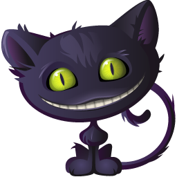 Cheshire Cat 256 | Free Images - vector clip art ...