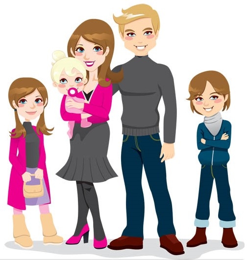 Happy Family Clipart Png