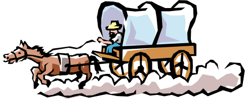 Oregon Trail Wagon Clipart